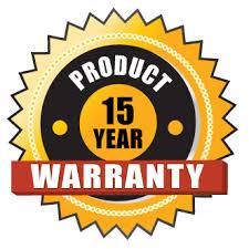 15 Year Warranty